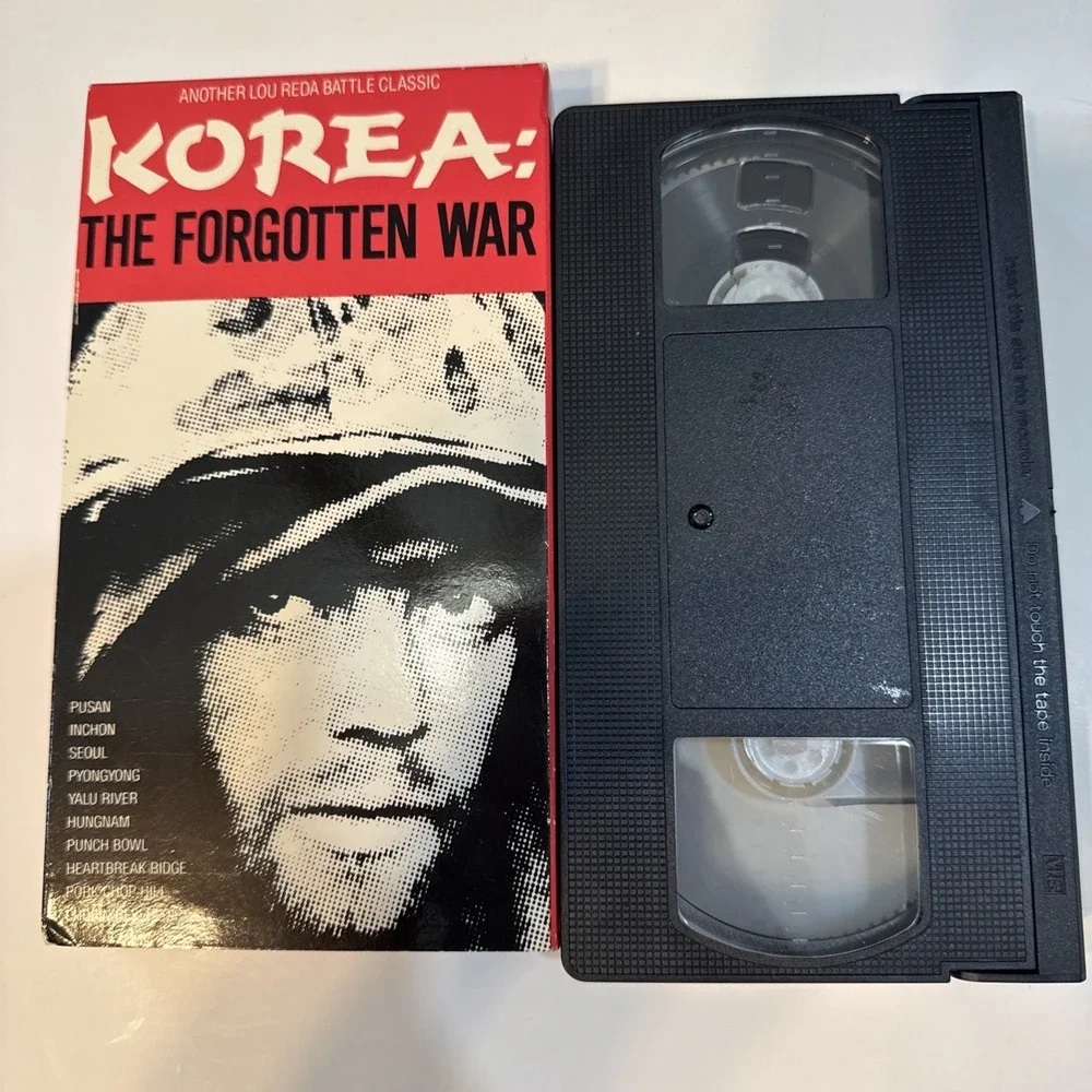Korea: The Forgotten War –Vintage VHS Documentary Korean War History Collectible
